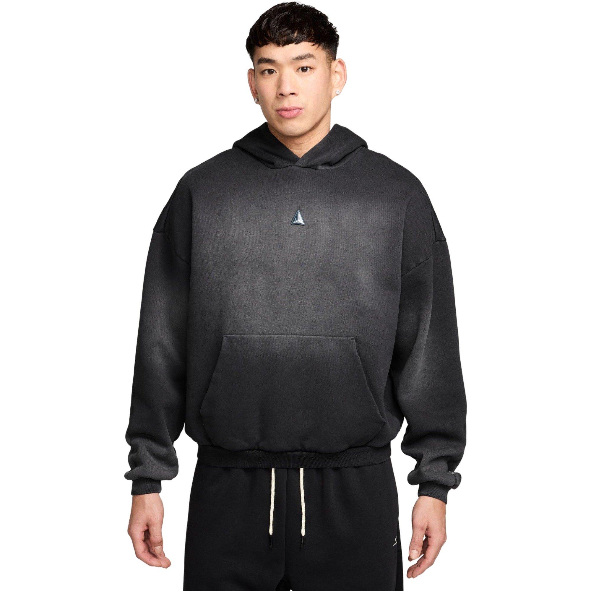 Nike Men's Ja Standard Issue Therma-FIT Fleece Basketball Pullover Hoodie - Black - BLACK